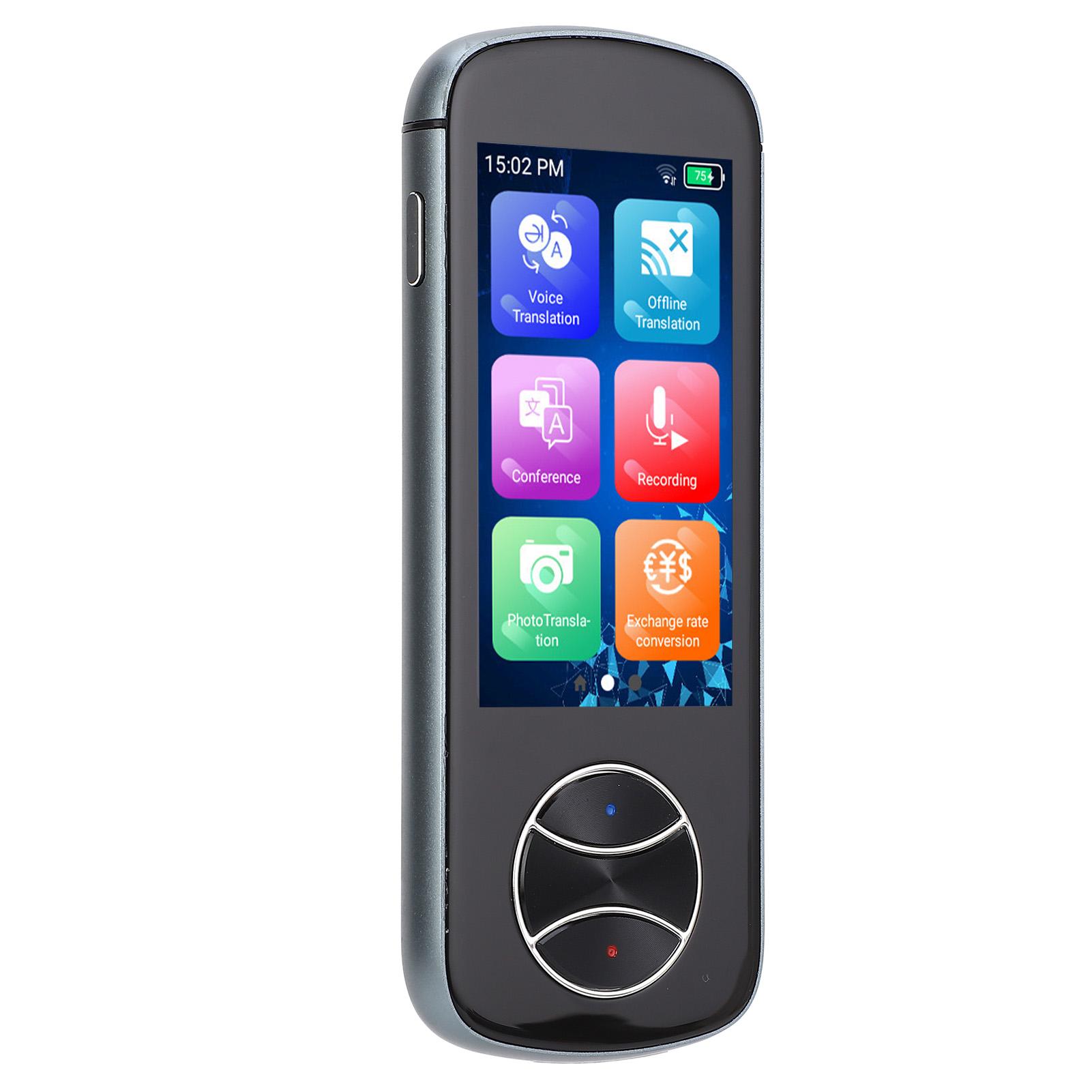 

Голосовой переводчик Поддержка нескольких языков Офлайн Перевод по фото Устройство для перевода языка с 3,0-дюймовым сенсорным экраном