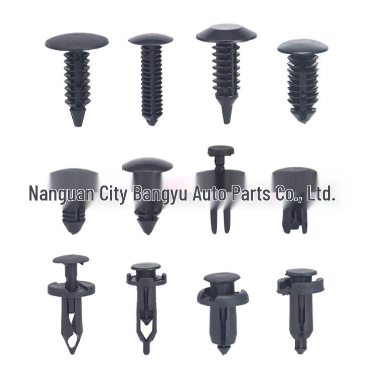 240PCS Universal Car Snap Fasteners - Plastic Clips & Rivets for Ford, Honda - 12 Types