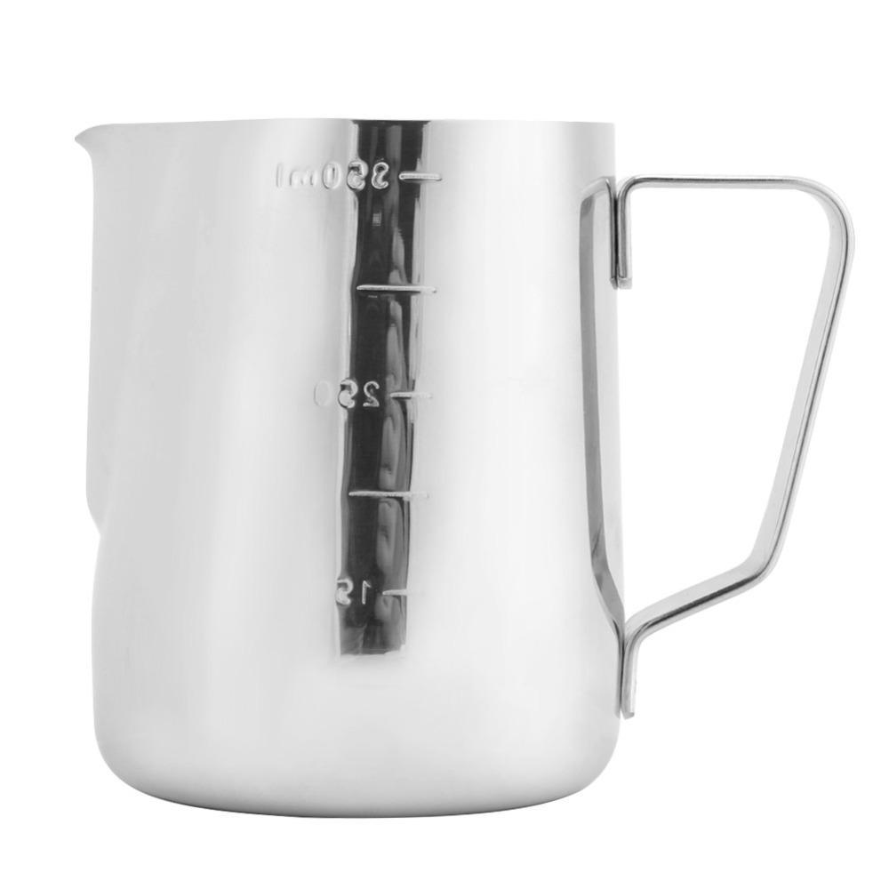Sharp Spout Milk Frothing Cup Stainless Steel Pull Flower Cup Steaming Pitcher  Cappuccino Making