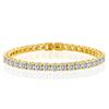 [Lucliss] 5mm Tennis Bracelet, Zirconia Bracelet, Gold, 20cm