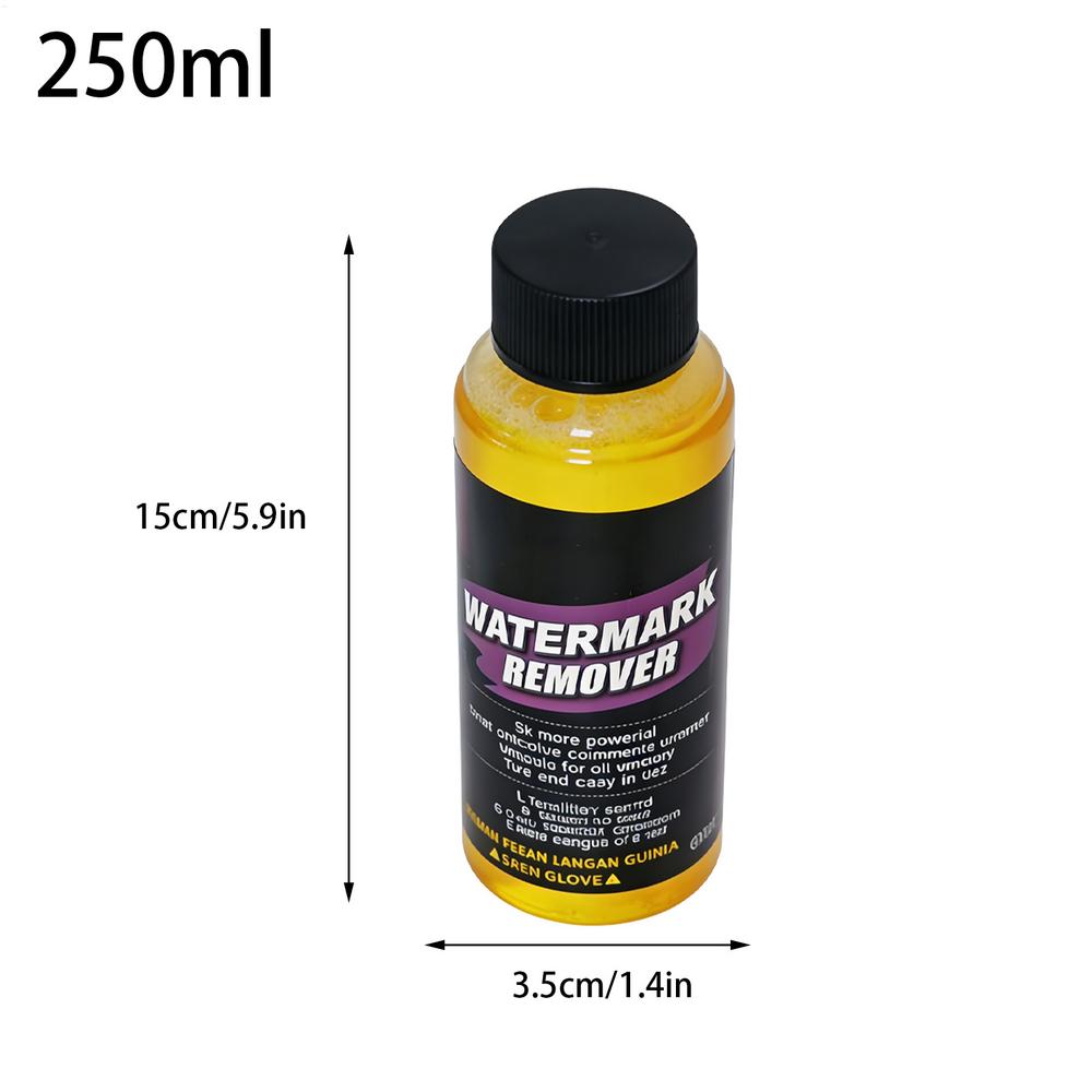 Car Glass Cleaner 250ml Hard Water Stain Remover Heavy Duty Spot Restorer for Windshield, SUVs RVs Sedans Rearview Mirrors
