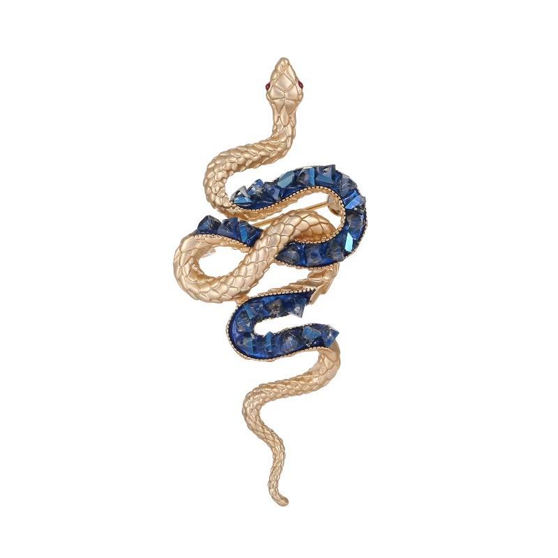 Snake Daji Red Brooch High-End Men'S And Women'S Accessories Suit Pin Zodiac Snake Birthday Gift