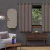 135x180 Cm Blackout Eyelet Curtain Moka, by Soleil D'ocre