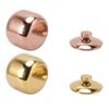Stainless Steel Gold Seasoning Condiment Pot Spice Salt Sugar Pepper Container Jar Storage Organizer
