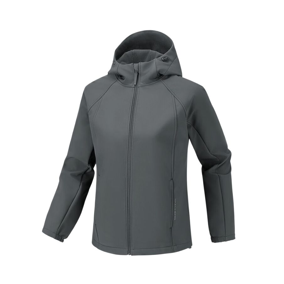 Skechers Basic Sports Woven Hooded Warm Jacket Women jackets P126W001-013P S