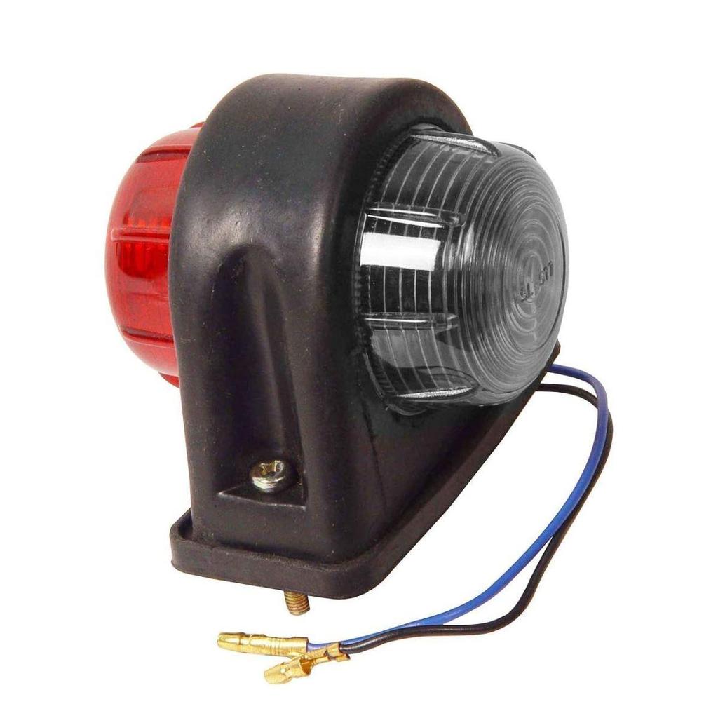 Outline Teardrop Marker Lights Set Suitable Case IH Industrial International 3200 32 84 85 95 74 4200 Utility Series - Clear/Red