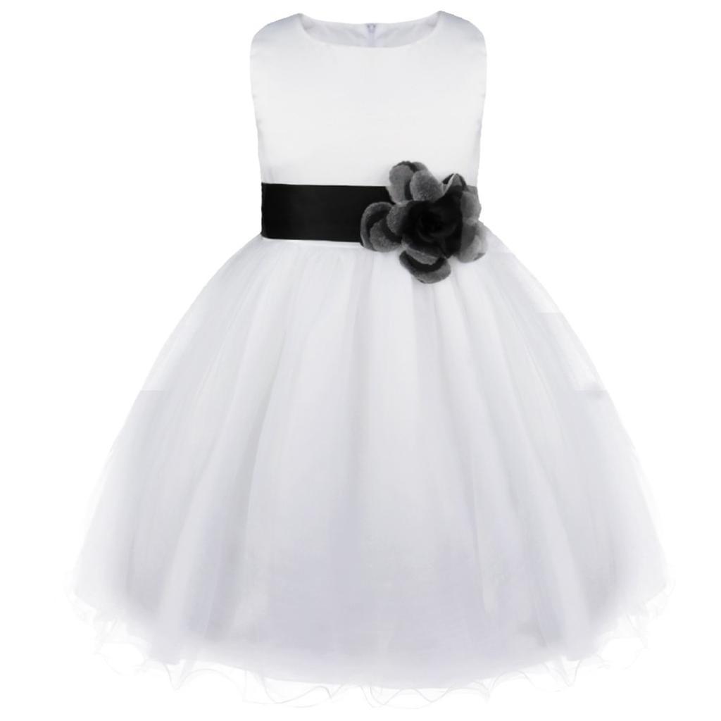 Kids Flower Girl Dress Kids Pageant Party Wedding Ball Gown Prom Princess Formal Occassion Girls Dress
