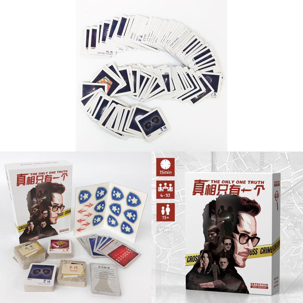 The Only One Truth Mystery Strategy Card Game With Brain Training For Family Fun