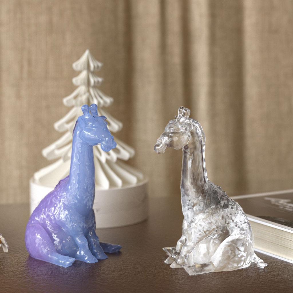 3D Giraffe Silicone Mold For Crystal Epoxy Resin Crafts Home Decoration Jewelry Making Art Supplies Food Grade Material
