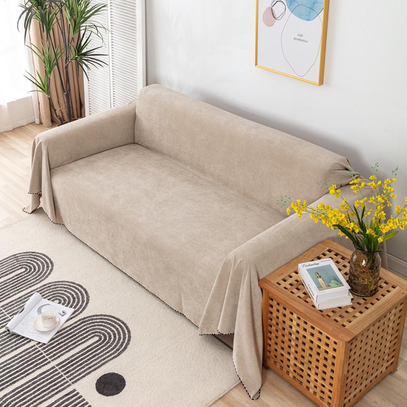 Japanese Style Waterproof Solid Color Sofa Cover - Full Protector Cushion