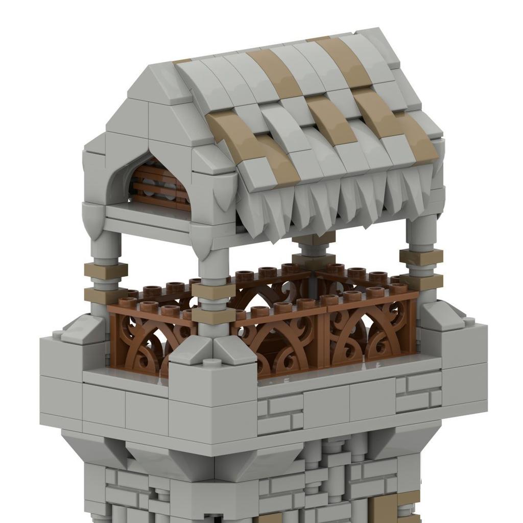 Medieval Castle Building Blocks Set Knight Outpost Creative Model Bricks Kit Educational Construction Toys for Boys Kids