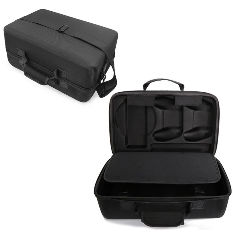 Travel Carrrying Case Organizers Handbag for Slim Shockproof Hard Case Storing Game Console Controller Charging Base