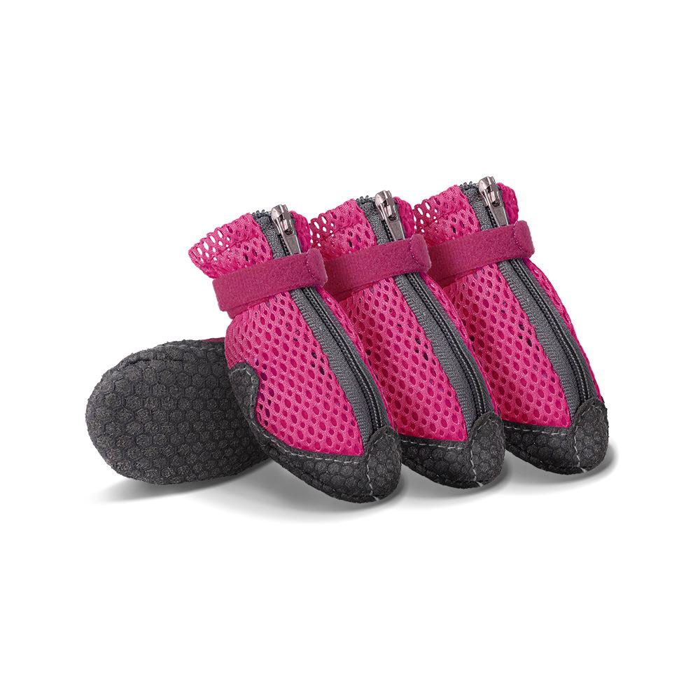 Reflective Breathable Mesh Dog Shoes - Non-slip, Wear-resistant Soles for Small and Medium Breeds