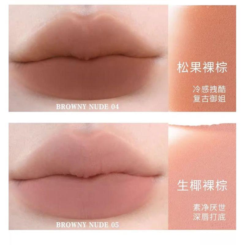 HYNTOOR - Browny Nude Series Milk Mist Lip Glaze - 5 Colors