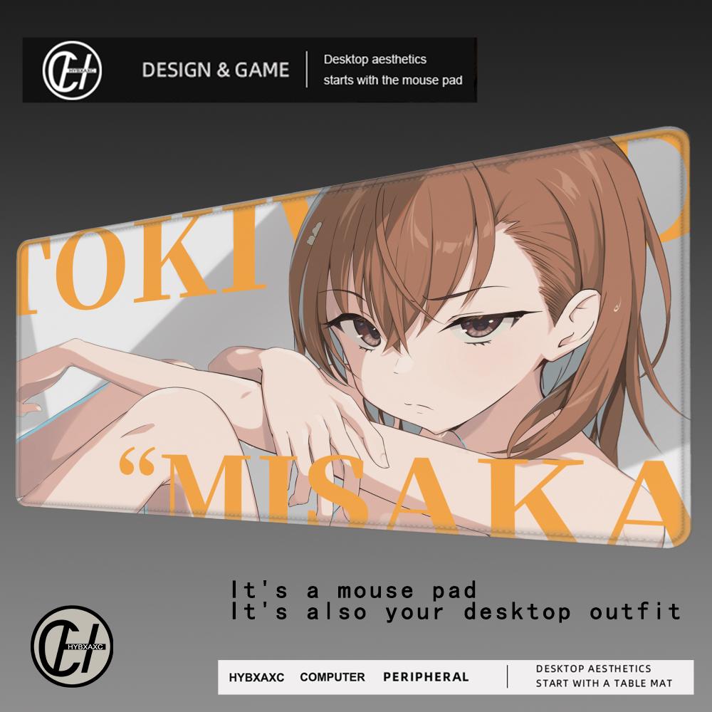 HYBXAXC Large Anime Girl Mouse Pad Vibrant Starry Non-Slip Rubber Washable Anime Mouse Pads mat gadgets office Carpet 900x400