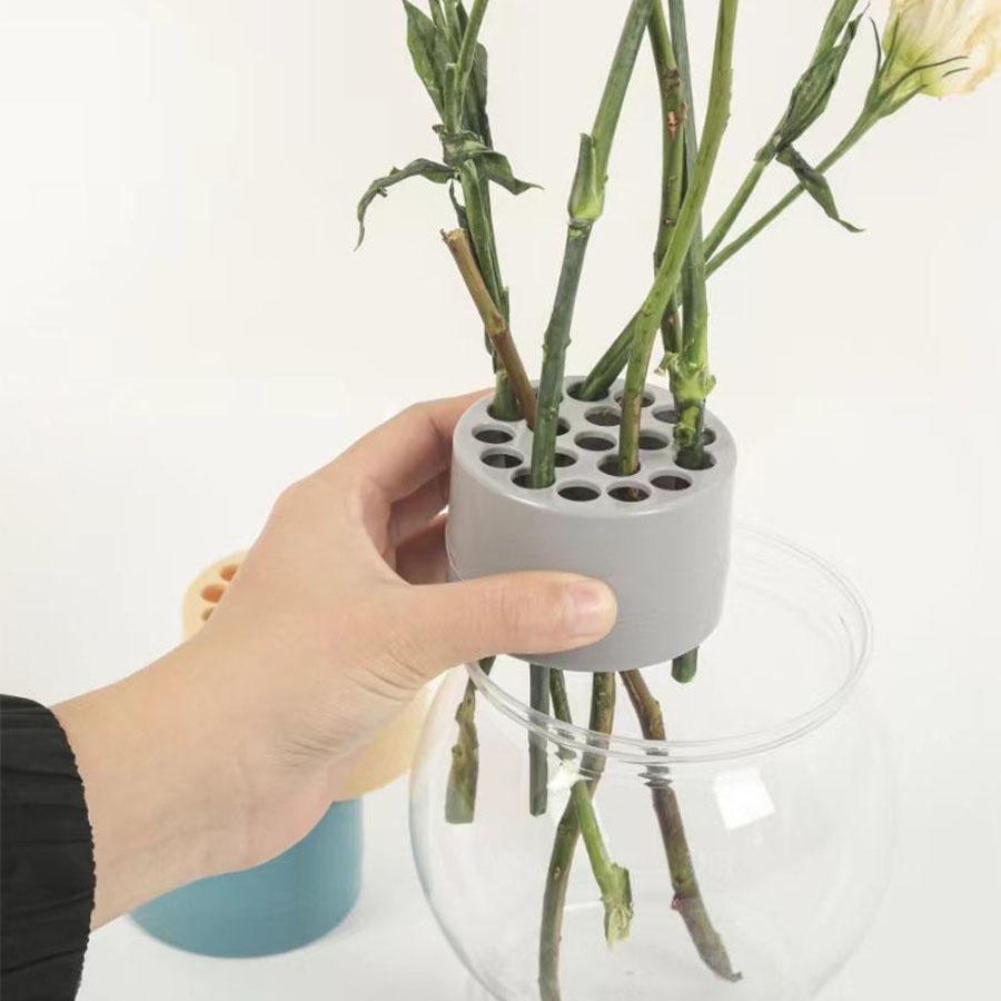 Invisible Plastic Transparent Flower Arranging Device, Spiral Flower Arranging Artifact
