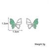 Blue Butterfly Stud Earrings For Women Brincos Feminino Fashion Jewelry For Girl Friend Earing