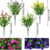 8/12/16PCS UV-Resistant Artificial Plants -  Fade-Proof Faux Flowers - Outdoor Decor, Ideal for Garden, Patio-Festive Occasions
