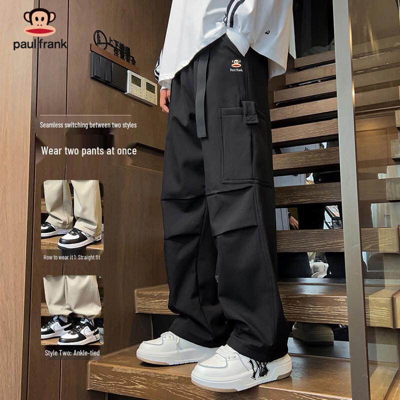 Paul Frank Men s Straight-Leg Multi-Pocket Cargo Pants L
