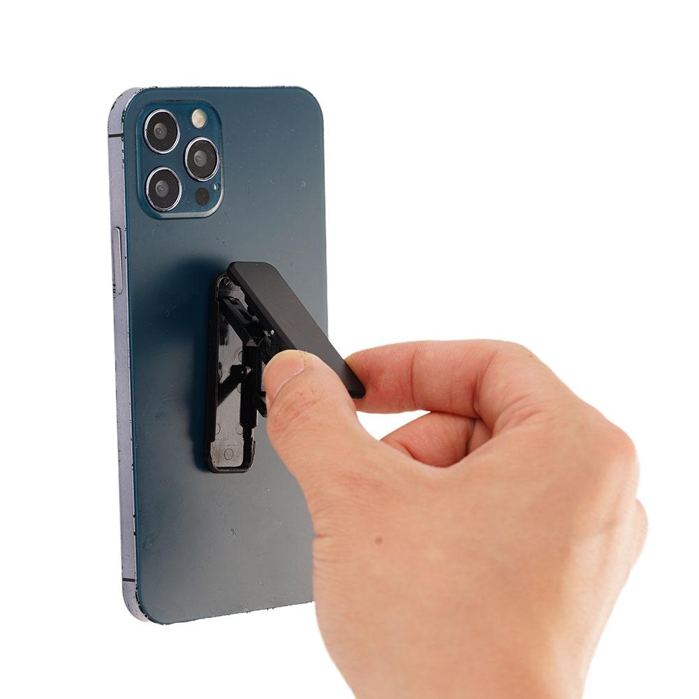 Folding Mobile Phone Stand Bracket Ultra Thin Mini Metal Phone Holder Stand Kickstand Bracket Desktop Phone Holder