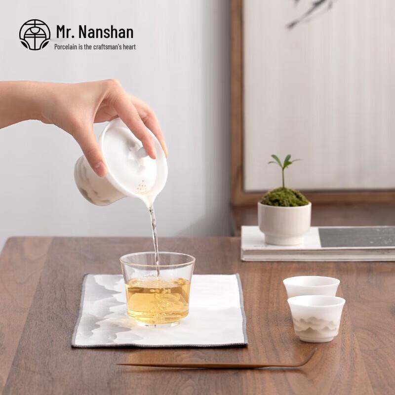 Nanshan Ink Landscape Ceramic Travel Tea Set