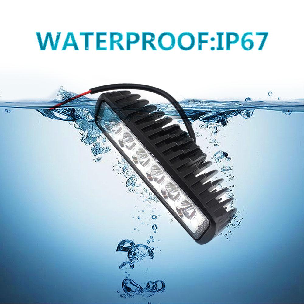 2 Stück LED Motorrad Scheinwerfer Zusatz Motocross 12V Scheinwerfer LED Moto Enduro Universalscheinwerfer Motorrad Front Nebelscheinwerfer