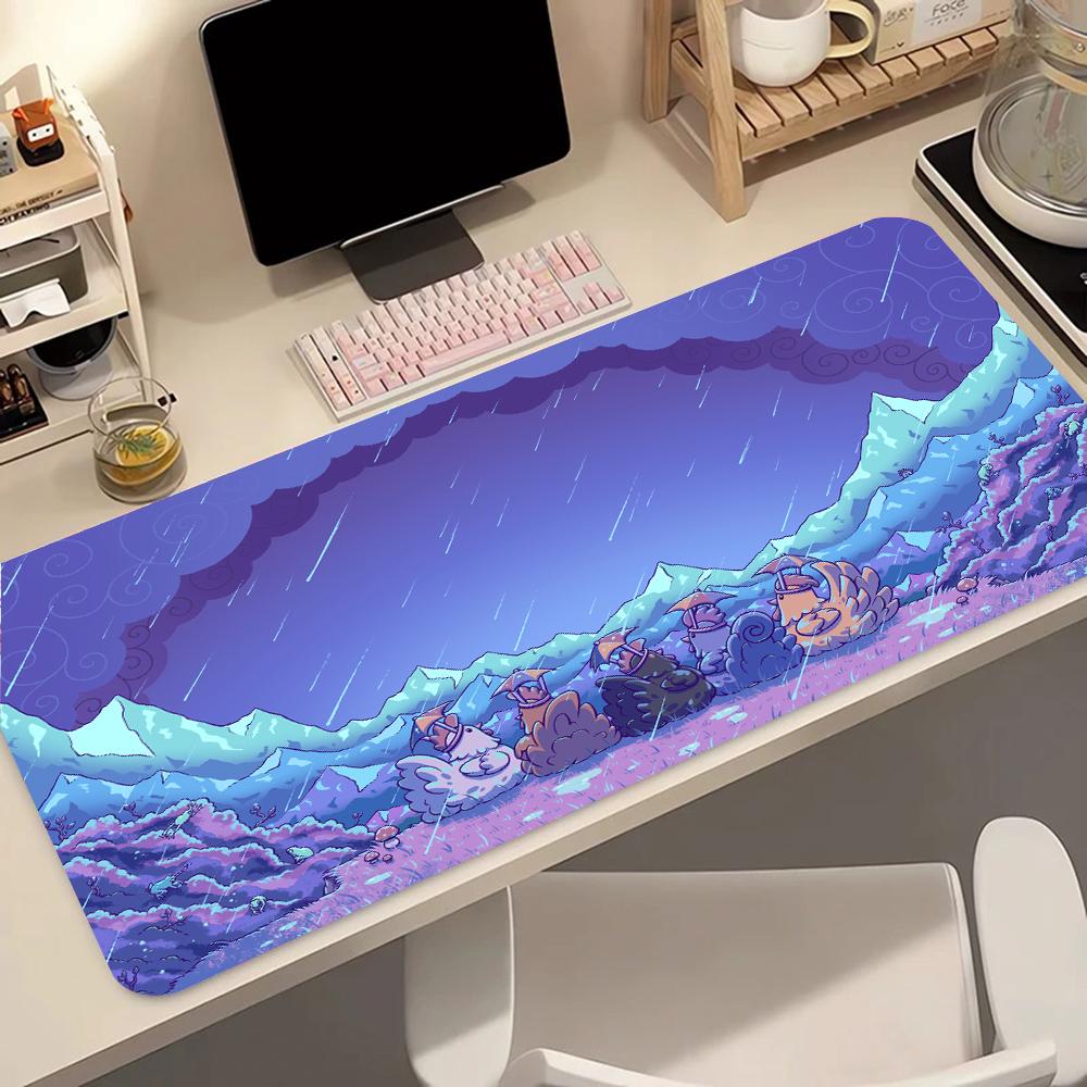 S-stardew Valley Pattern Game Mousepad Pad Rubber Mouse Mat Desk Gaming Non Slip Table Mat Gamer Cabinet Mousepad Keyboard Pad