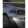 LED Fog Lights For Dodge Ram 1500 2013 2014 2015 2016 2017 2018 Ram Classic 2019-2022 LED DRL Fog Lamp Daytime Running Light