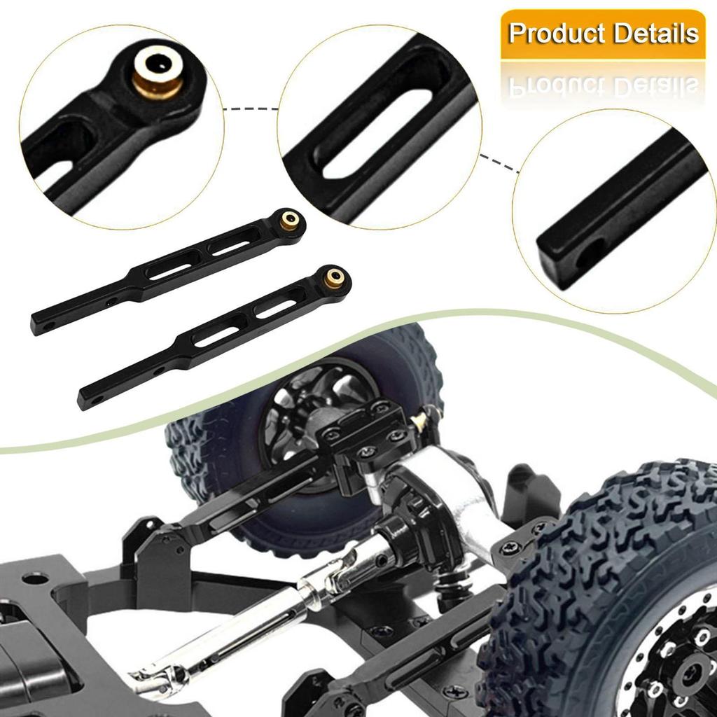 1/12 RC Car Axle Pull Rod Set of to Install Accessories Sturdy Metal Repair Parts Rear