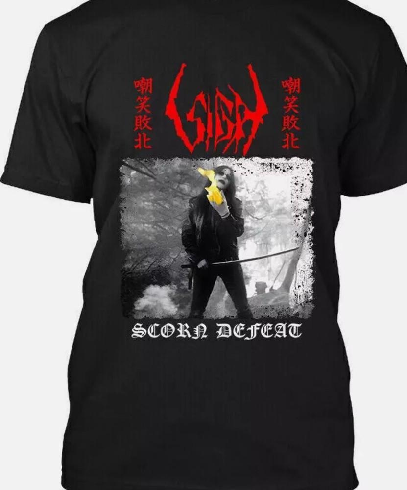 

NWT Sigh Scorn Defeat Japanese Black Metal Band Music T-Shirt Size L