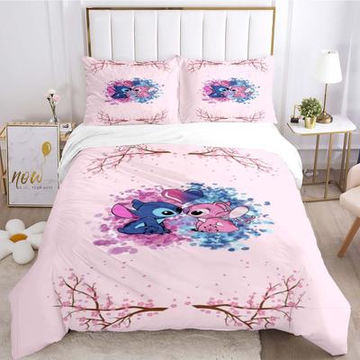 Bettwäsche Zwei- oder Dreiteilig Cartoon Kinder 3D Digitaldruck Polyester