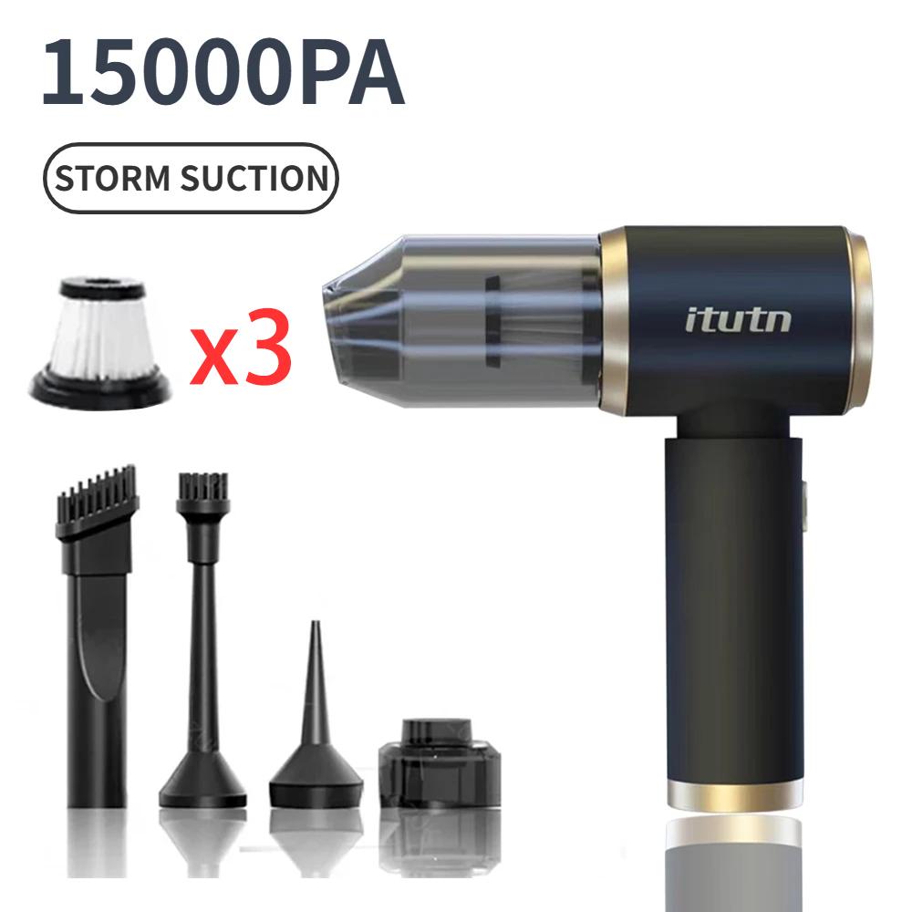 Multifunction Home-appliance 15000Pa Cleaning Machine Powerful Wireless Car Vacuum Cleaner Portable Handheld Air Blower