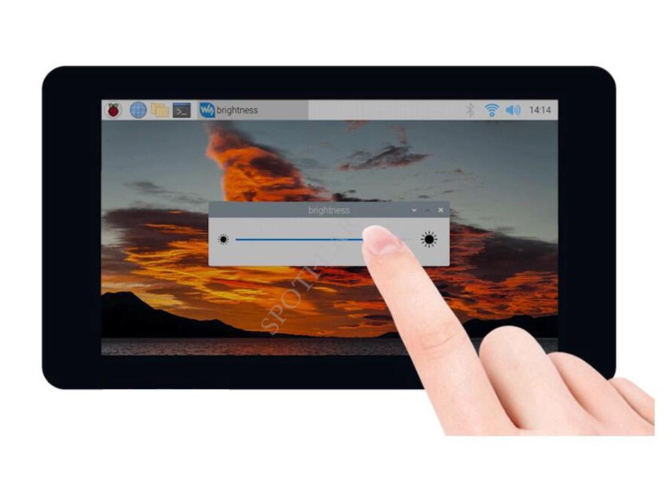 Raspberry Pi 7" DSI Capacitive Touch LCD Display (800x480)