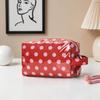 Stylish Strip Makeup Bag Portable Travel Large Capacity Lipstick Storage Bag Handbag Cosmetic Bag Toiletry Bags Girls Gifts