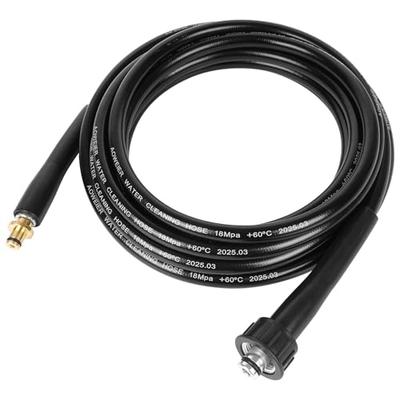 YUET 5M High Pressure Washer Replacement Hose for Karcher K Series Washers and Karcher K2 with Click M22 (14mm) Female Plug - Older Model Quick Connec