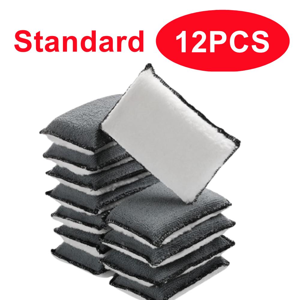 

12 шт. Детейлинг губка для автомобиля Очистка салона автомобиля Моющая подушечка Мягкая Впитывающая Детейлинг скраб-подушечка Не царапающая Скрабирующая Замшевая губка