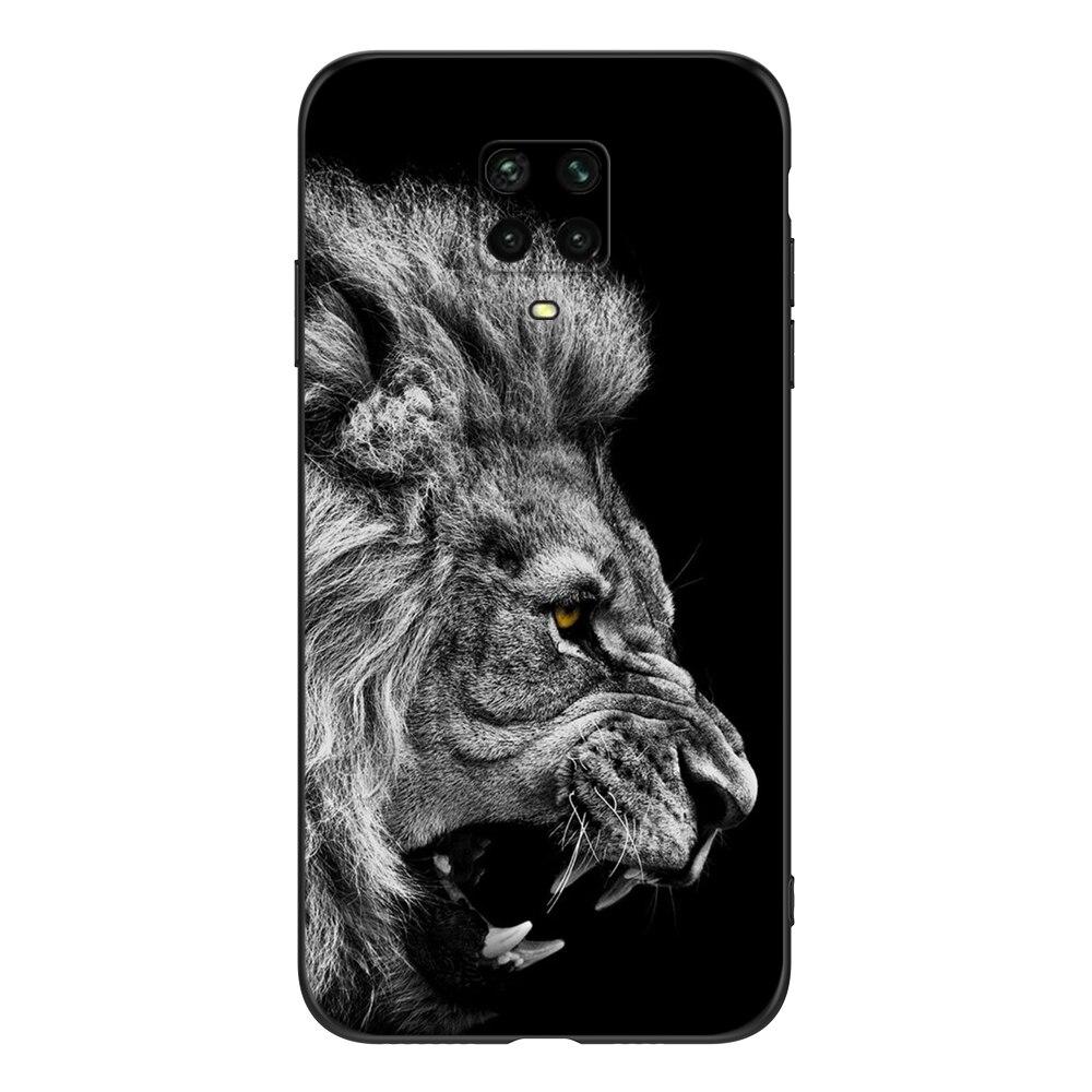 Für Xiaomi Redmi Note 9S 9pro 6,67 Zoll Hülle Für Redmi Note 9 Pro Note9S Note9Pro schwarze TPU Hülle Löwe Wolf Tiger Drache