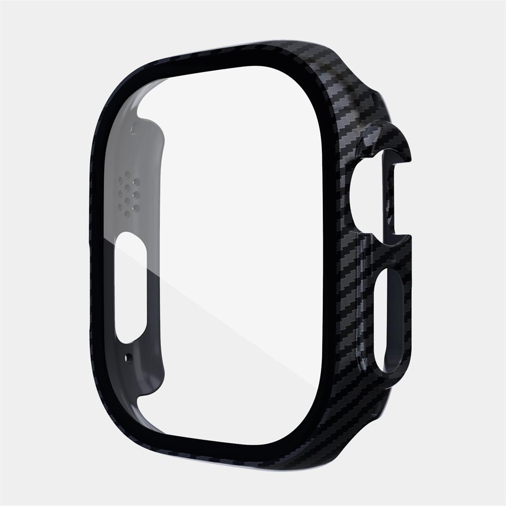 Glass+Case For Apple Watch Ultra 49mm Smartwatch PC Bumper+Screen Protector Tempered Cover Iwatch Series Ultra 2 3 Accessories