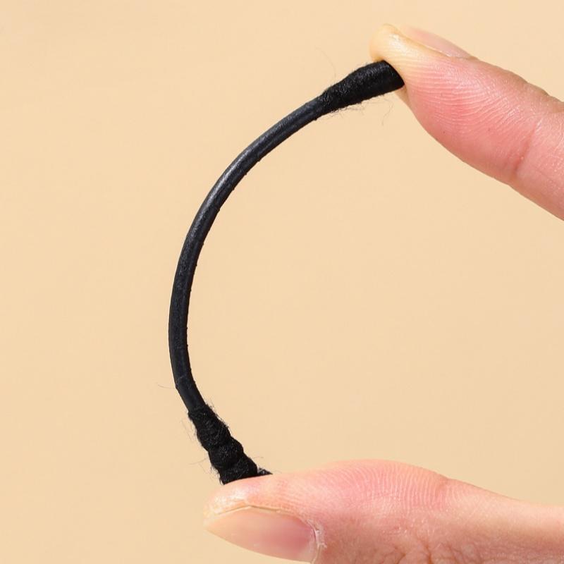 200pcs Cotton Swabs Disposable Double-ended Earpick Multipurpose Comfortable Black Spiral Cotton Swab Boxed Clean
