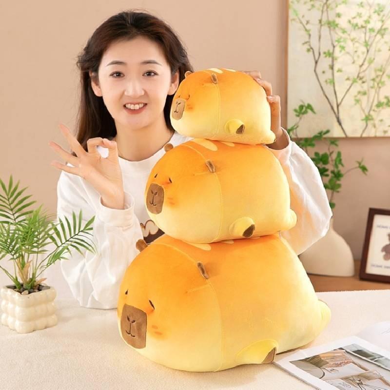 Capybara Plush Toys Cartoon Animal Stuffed Doll Room Sofa Decoration Kid Gifts