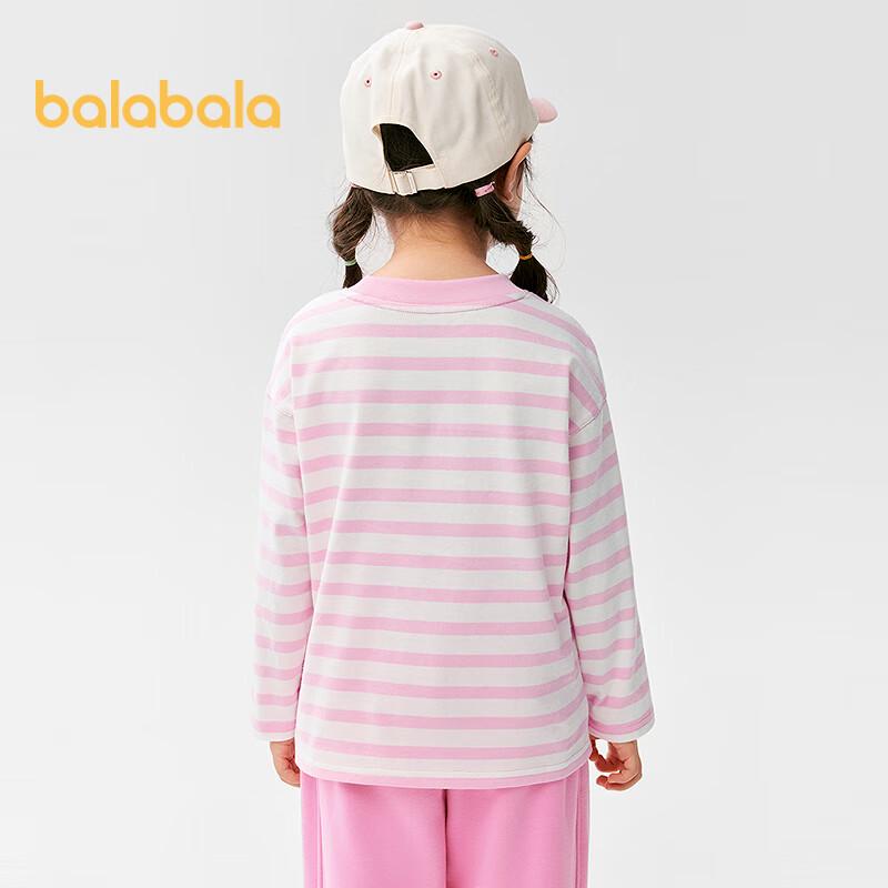 Balabala Kids' Striped Long Sleeve T-Shirt