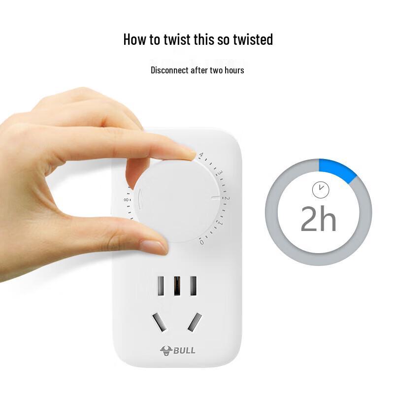 BULL Smart Auto-Off Kitchen Timer Outlet