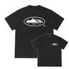 Devils Island Letter Print T-Shirt Men Women Loose Fit Casual Streetwear Short Sleeve Tee