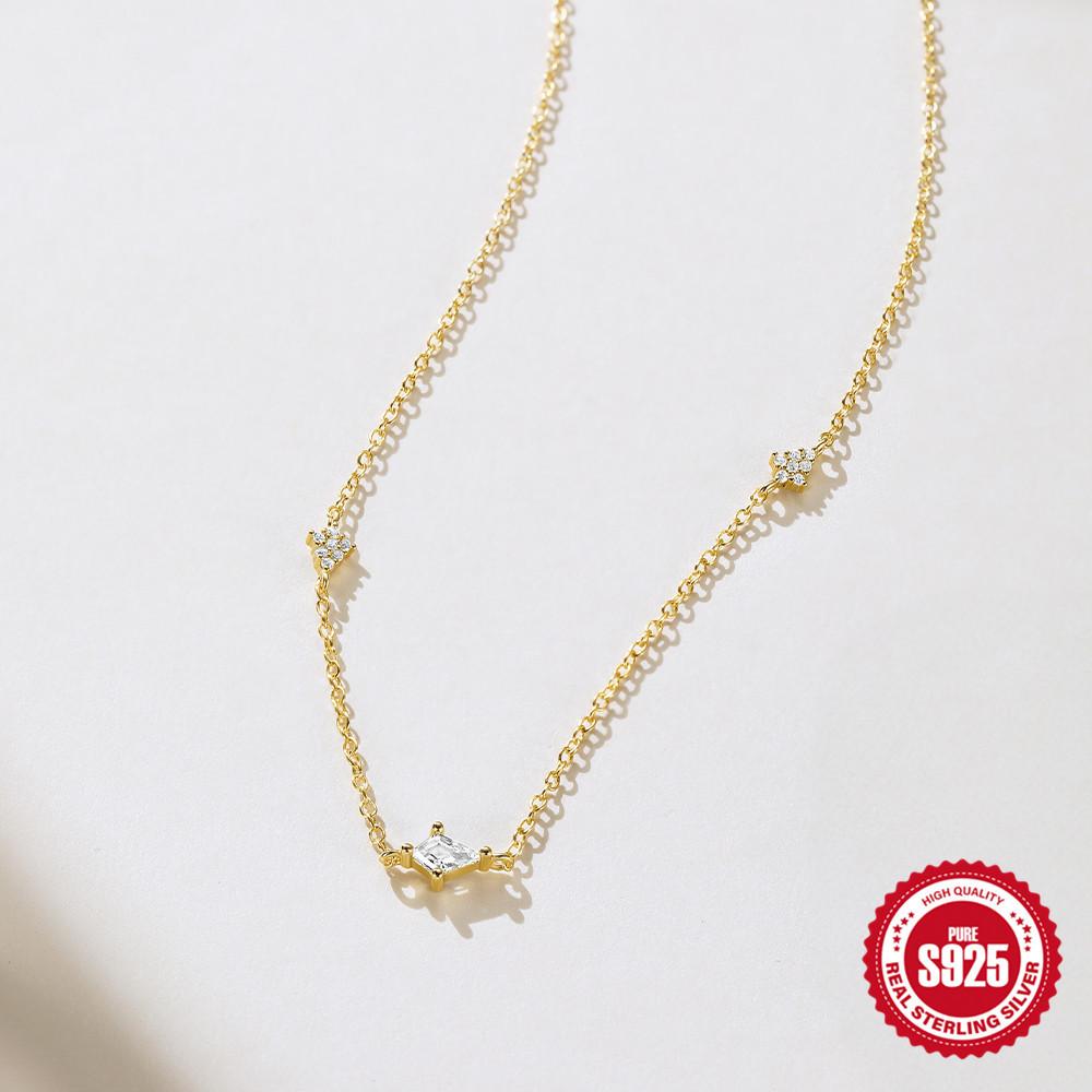 Exquisite And Small Zircon Splicing Kite Zircon Element Wind Versatile Necklace