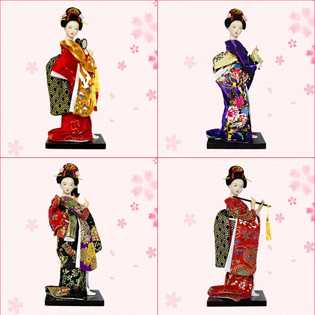 Japanese Japanese Kimono Japanese Japanese Geisha Doll Dancing Japanese Oriental Desktop Sushi Restaurant Japanese Gift for 25cm Doll, Doll, Doll,