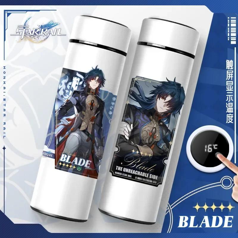 Bottiglie Termiche Honkai Star Rail con Display della Temperatura Tazza Sottovuoto Honkai Impact 3 Acciaio Inossidabile Borraccia Tazza da Caffè Regali Anime