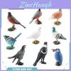 Bird Replication Pvc Magpie Pigeon Models For Home Decor And Ornithology Enthusiasts