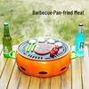 Pumpkin Style Portable Charcoal Grill and Heater