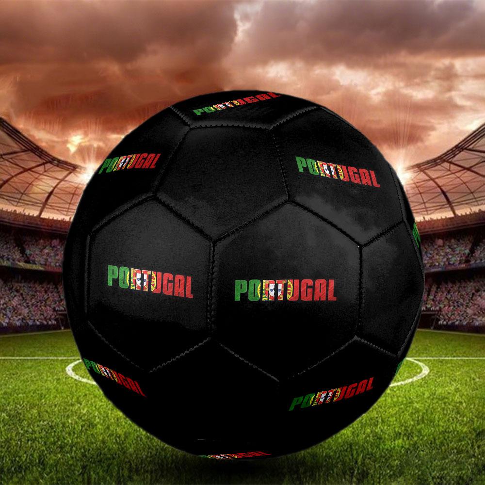 1pc Portugal National Football Team Soccer Ball Size 5 Indoor Soccer Ball Fashion Colorful Backyard Game - Great For Sports Fans Gift HE50