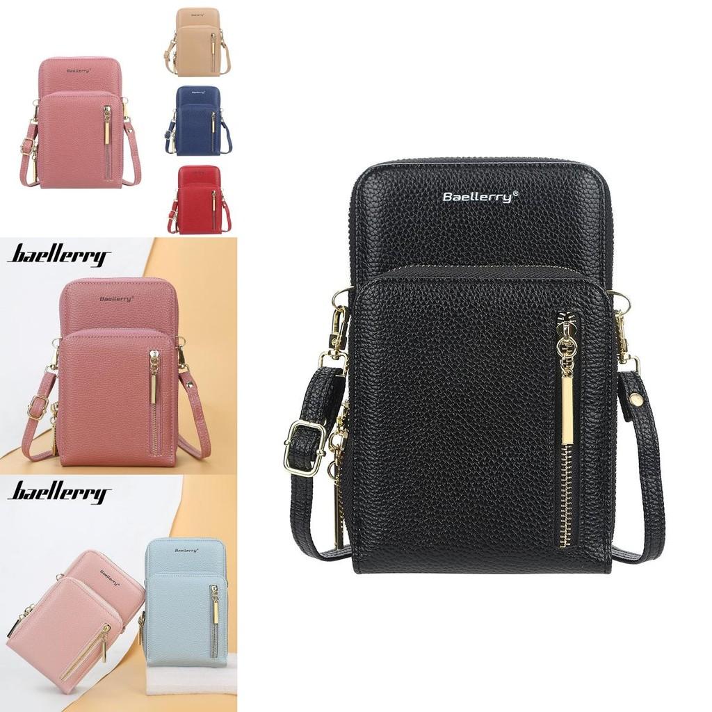 Ladies Wallet Pu Leather Large Capacity Vertical Phone Purse With Water Resistant Design For Daily Use